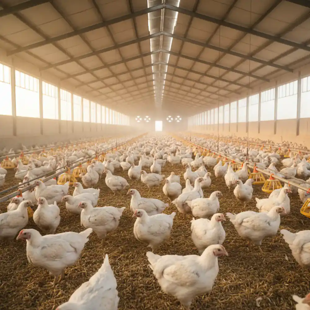 Healthy fast-growing broilers